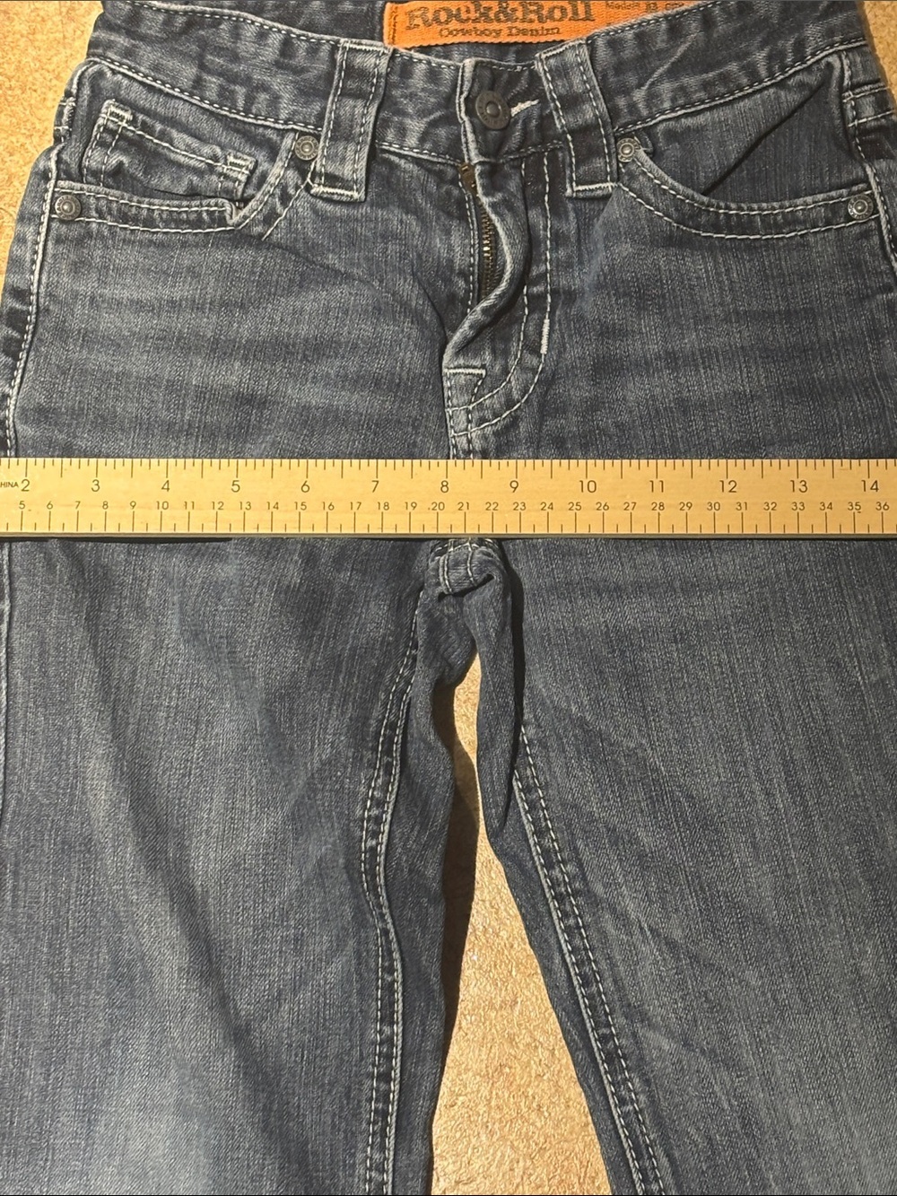 Rock&RollClassic Straight-Leg Blue Jeans cowboy - Picture 3 of 12